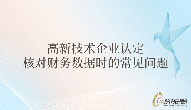 高新技術(shù)企業(yè)認(rèn)定核對(duì)財(cái)務(wù)數(shù)據(jù)時(shí)的常見問題.jpg